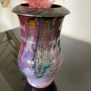 ORCAS Studio Pottery Handmade Colorful Glazed Vase